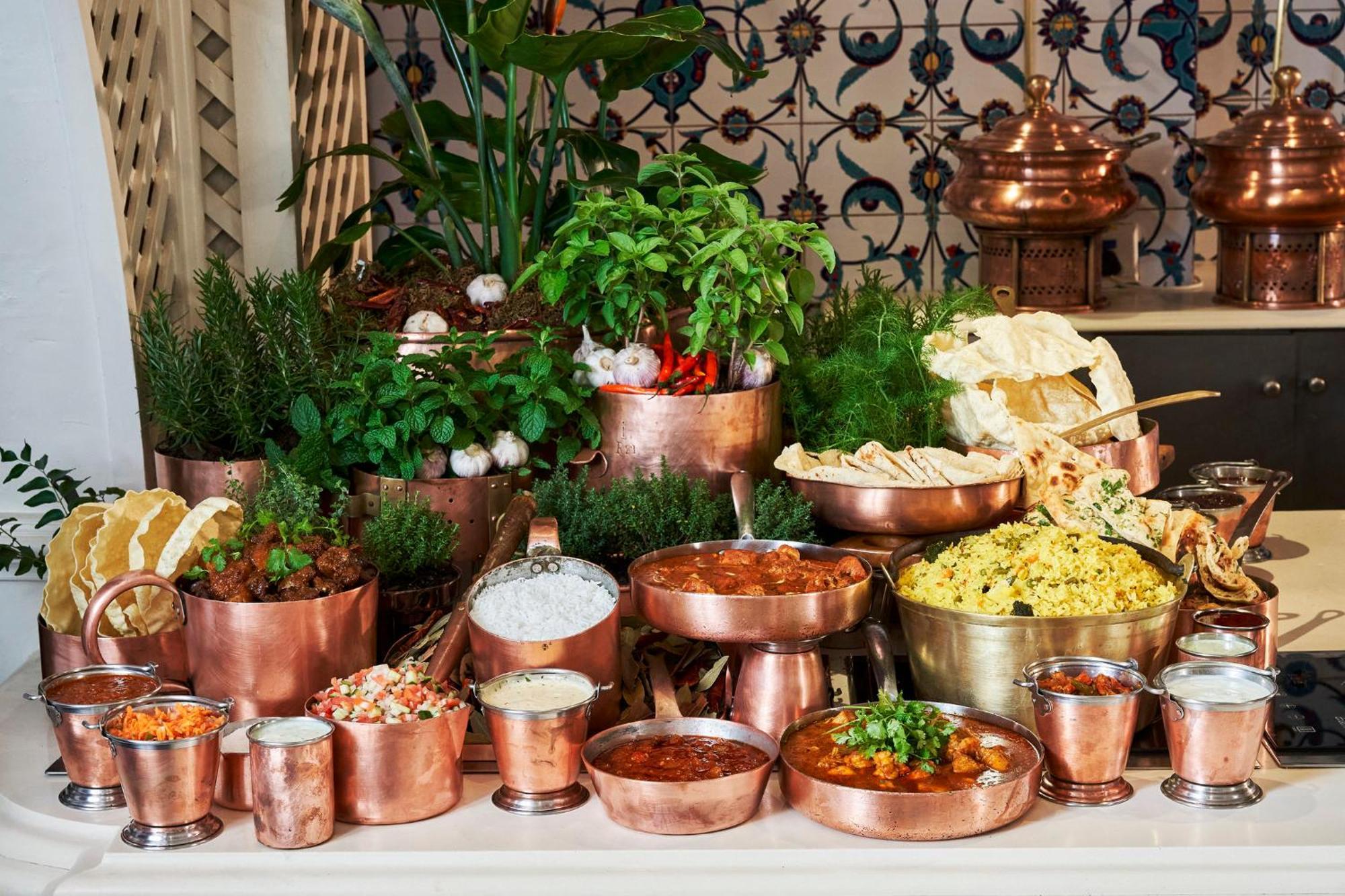The Oyster Box Hotel Umhlanga Exterior photo Indian cuisine